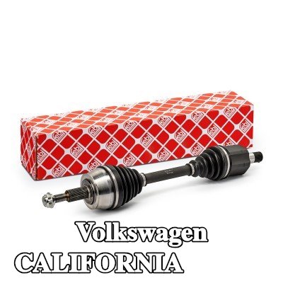 FEBI BILSTEIN عمود الدفع المحور الأمامي الأيسر, مع صمولة — 2012 Volkswagen California