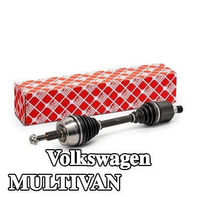FEBI BILSTEIN عمود الدفع المحور الأمامي الأيسر, مع صمولة — Volkswagen Multivan