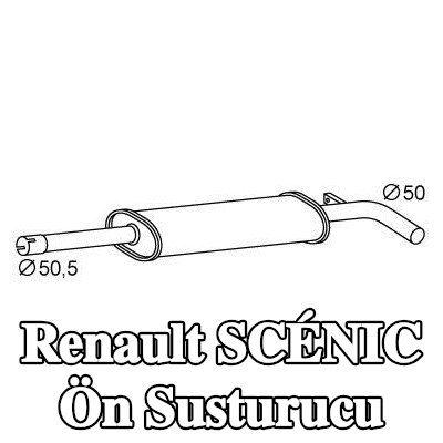 VEGAZ Ön Susturucu — 2012 Renault Scénic
