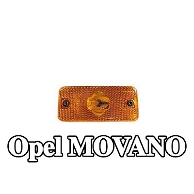 VAN WEZEL مصباح الإشارة الجانبي — Opel Movano