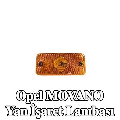 VAN WEZEL Yan işaret lambası — Opel Movano