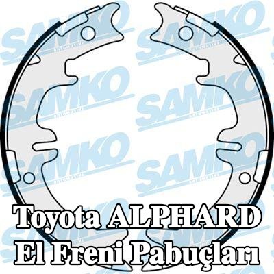 SAMKO El freni pabuçları — Toyota Alphard