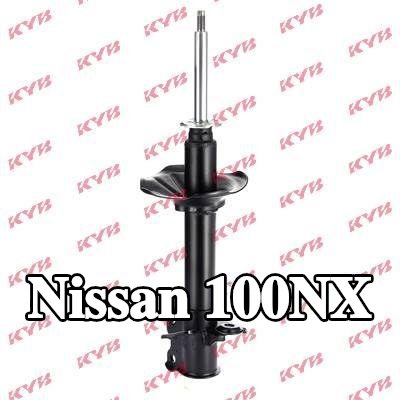KYB ممتص الصدمات Premium, المحور الخلفي الأيمن, ضغط الزيت, دعامة نظام التعليق — Nissan 100nx