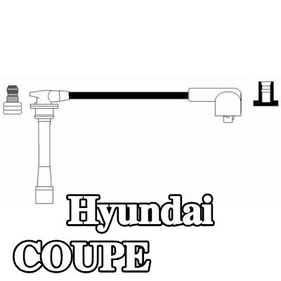 NGK سلك الإشعال 40cm — 2000 Hyundai Coupe