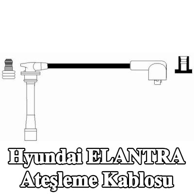 NGK Ateşleme kablosu 40cm — 2002 Hyundai Elantra