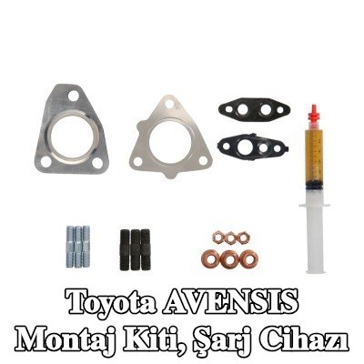 EVORON Montaj Kiti, conta/sızdırmazlık elemanları ile şarj cihazı, cıvata/vida ile — 1997 Toyota Avensis