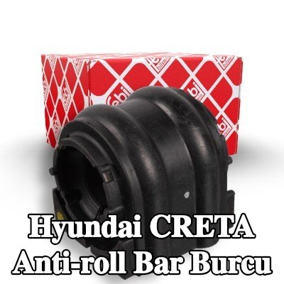 FEBI BILSTEIN Sol ön aks stabilizatör çubuğu burcu, Ön Aks Sağ, 20mm, Elastomer — Hyundai Creta