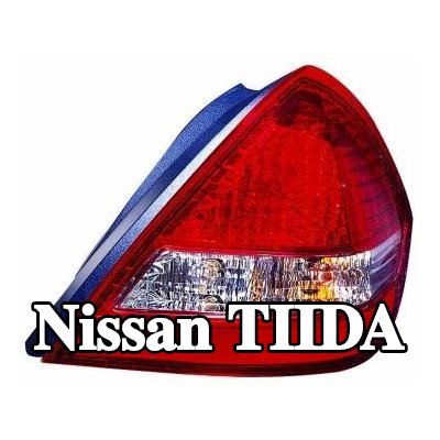 ABAKUS المصباح الخلفي الأيمن, مع لمبات — 2011 Nissan Tiida
