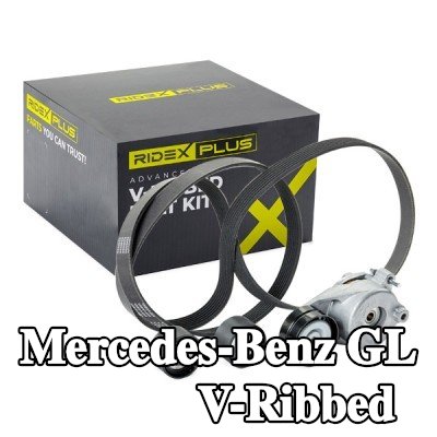 RIDEX PLUS مجموعة أحزمة V-Ribbed — 2012 Mercedes-Benz Gl