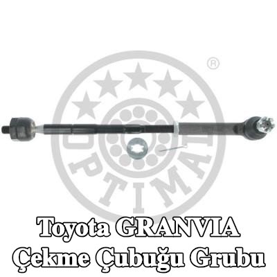 OPTIMAL Rot kolu grubu Ön Aks Sol, Ön Aks Sağ, 363mm, Çatlak Pim ile, aksesuarlarla, kilitleme plakası ile, taç somun ile — Toyota Granvia