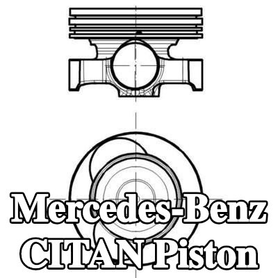 MAHLE Soğutma kanallı piston — Mercedes-Benz Citan