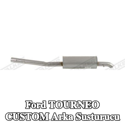 WALKER Arka susturucu 1340mm, montaj parçaları olmadan — Ford Tourneo Custom