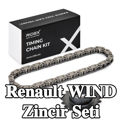 RIDEX Dişli ile zamanlama zinciri kiti — Renault Wind