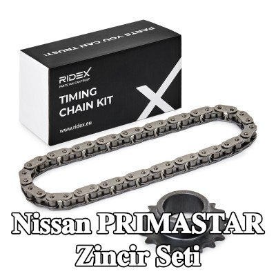 RIDEX Dişli ile zamanlama zinciri kiti — 2002 Nissan Primastar