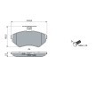 BOSCH Fren balatası seti 15mm, gıcırtı önleyici plaka ile, cıvata/vida ile, montaj kılavuzu ile — SEAT Inca (9)
