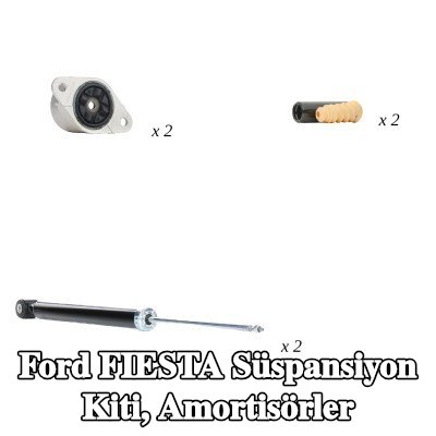 RIDEX Süspansiyon kiti, amortisörler — 2012 Ford Fiesta