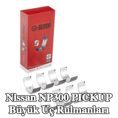 GLYCO Büyük Uç Yatakları Çelik tabanlı alüminyum alaşımı — Nissan Np300 Pickup