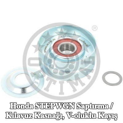 OPTIMAL Saptırma / kılavuz kasnağı, V-ribbed belt Ø: 70mm, tutucu olmadan — Honda Stepwgn