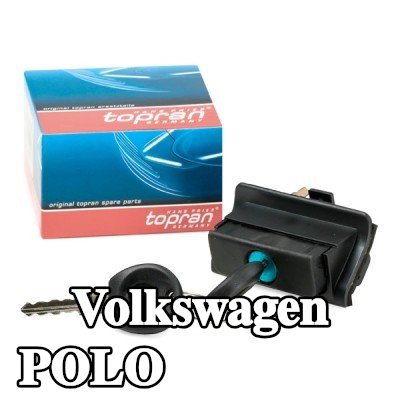 TOPRAN قفل الباب الخلفي غطاء صندوق الأمتعة, خارجي — 2000 Volkswagen Polo