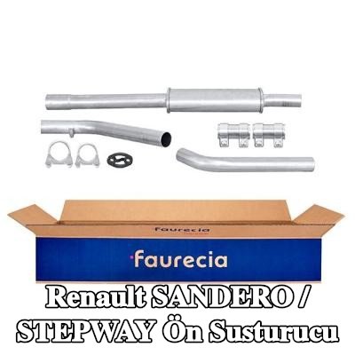 HELLA Ön susturucu Ön, montaj parçaları ile — Renault Sandero / Stepway