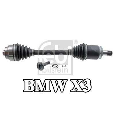 FEBI BILSTEIN عمود الدفع المحور الأمامي الأيسر, مع برغي, مع زنبرك — 2012 BMW X3