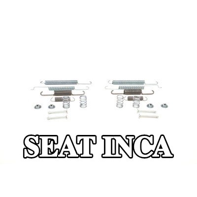 BOSCH مجموعة تركيب حذاء الفرامل مع نوابض — SEAT Inca