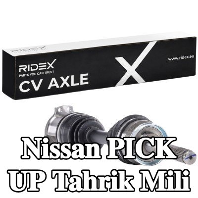 RIDEX Tahrik mili Ön Aks Sol, Ön Aks Sağ, 522mm — 1997 Nissan Pick Up