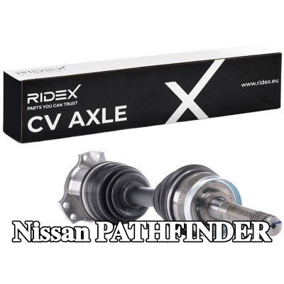 RIDEX عمود الدفع المحور الأمامي الأيسر, المحور الأمامي الأيمن, 522mm — 2000 Nissan Pathfinder