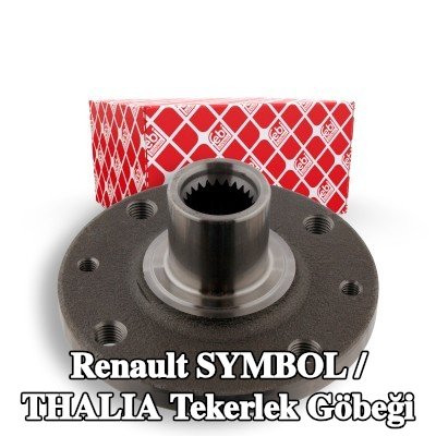 FEBI BILSTEIN Tekerlek göbeği ön aks sol, Ön Aks Sağ, tekerlek yatağı olmadan — Renault Symbol / Thalia