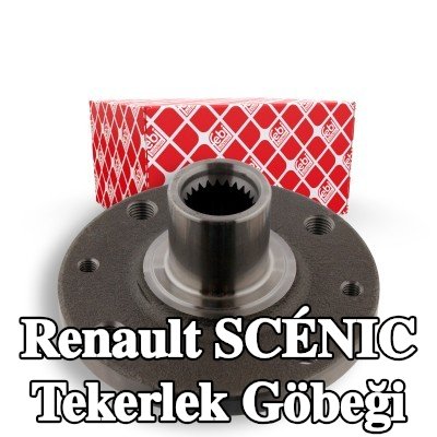 FEBI BILSTEIN Tekerlek göbeği ön aks sol, Ön Aks Sağ, tekerlek yatağı olmadan — 2000 Renault Scénic
