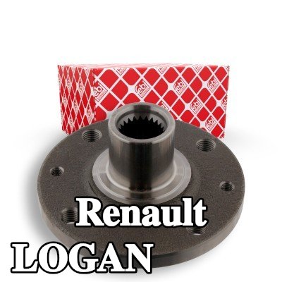 FEBI BILSTEIN محور العجلة المحور الأمامي الأيسر, المحور الأمامي الأيمن, بدون محمل عجلة — Renault Logan