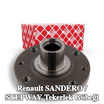 FEBI BILSTEIN Tekerlek göbeği ön aks sol, Ön Aks Sağ, tekerlek yatağı olmadan — Renault Sandero / Stepway