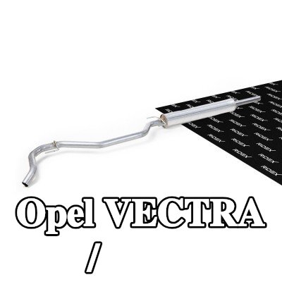 RIDEX كاتم الصوت الأوسط / النهائي — Opel Vectra