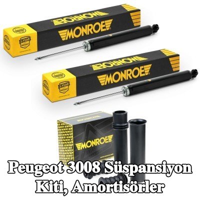 MONROE Süspansiyon kiti, amortisörler — 2012 Peugeot 3008
