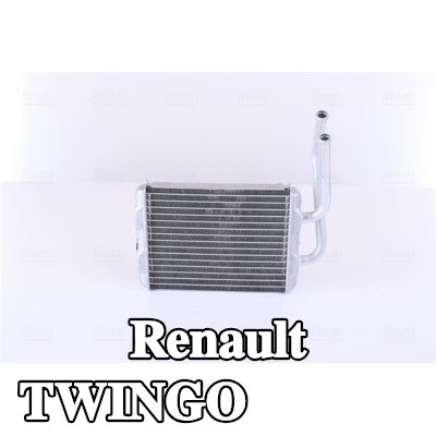 NISSENS مصفوفة التدفئة مع أنبوب — 2001 Renault Twingo