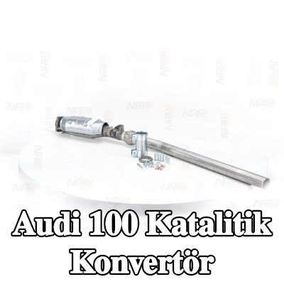 NAP carparts Sabitleme/montaj malzemesi dahil katalitik konvertör — Audi 100