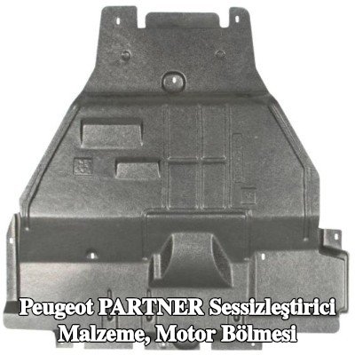 REZAW PLAST Sessizleştirici Malzeme, motor bölmesi Motor Bölmesi — 2002 Peugeot Partner