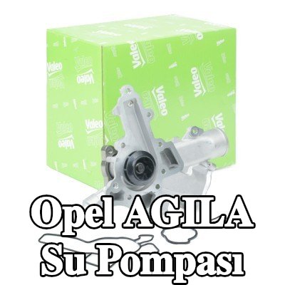 VALEO Kapaksız su pompası, conta/sızdırmazlık elemanları ile — 2000 Opel Agila