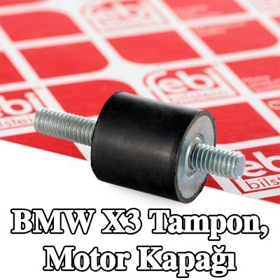 FEBI BILSTEIN Tampon, motor kapağı — 2003 BMW X3