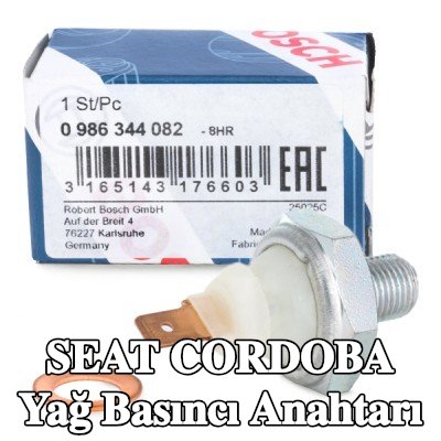 BOSCH Yağ basıncı anahtarı — 2002 SEAT Cordoba