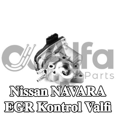 Alfa e-Parts Contasız/sızdırmazlık elemanı olmayan EGR kontrol valfi — Nissan Navara