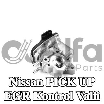 Alfa e-Parts Contasız/sızdırmazlık elemanı olmayan EGR kontrol valfi — Nissan Pick Up