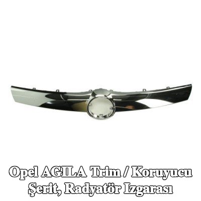 BLIC Trim / Koruyucu Şerit, radyatör ızgarası — Opel Agila