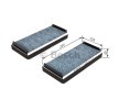 BOSCH Polen filtresi FILTER+, Aktif Karbon Filtresi, Particulate filter (PM 2.5), anti-alerjik etkiye sahip, antibakteriyel etkiye sahip — 2002 Mercedes-Benz S-Class (3)