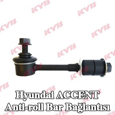 KYB Stabilizatör kolu Stab-Lnk, Arka Aks, 135mm, Çelik — 2000 Hyundai Accent
