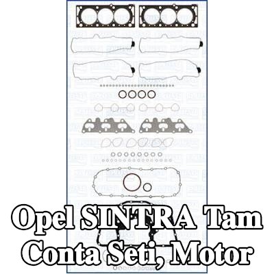 AJUSA Tam Conta Seti, silindir kapağı contalı motor, valf gövdesi contalı, FIBERMAX — 1996 Opel Sintra