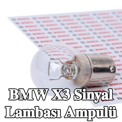 BOSCH Sinyal lambası ampulü P21W, 12V — BMW X3