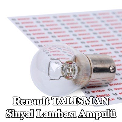 BOSCH Sinyal lambası ampulü P21W, 12V — Renault Talisman