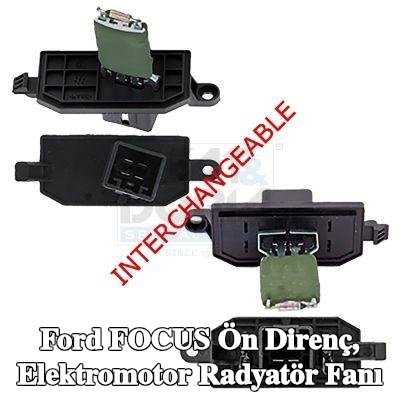 MEAT & DORIA Ön direnç, elektromotor radyatör fanı — Ford Focus