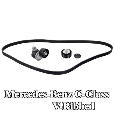 FEBI BILSTEIN مجموعة أحزمة V-Ribbed — 2016 Mercedes-Benz C-Class
